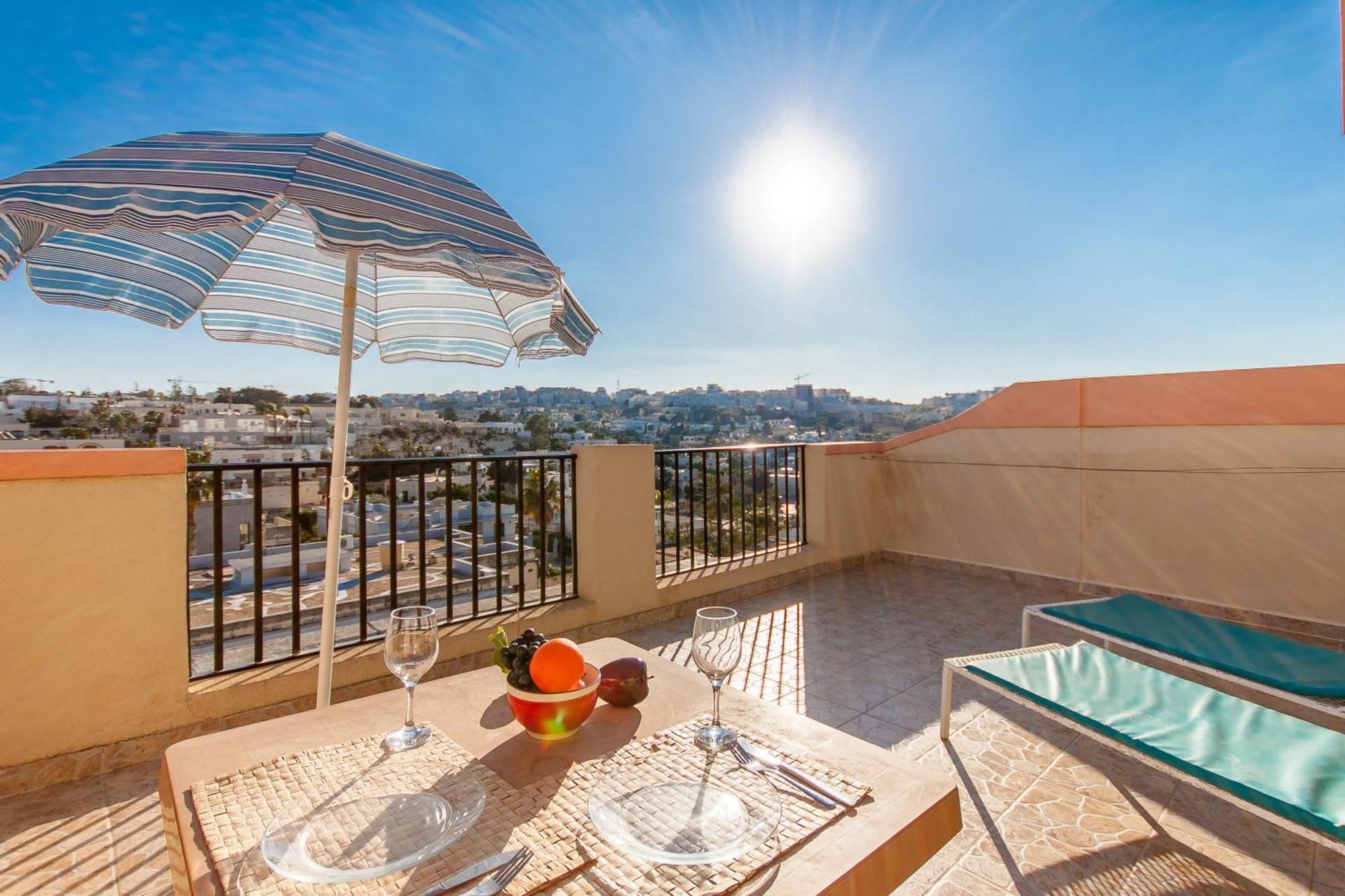 Pool & Sea Merill Apartments Mellieħa Kamer foto