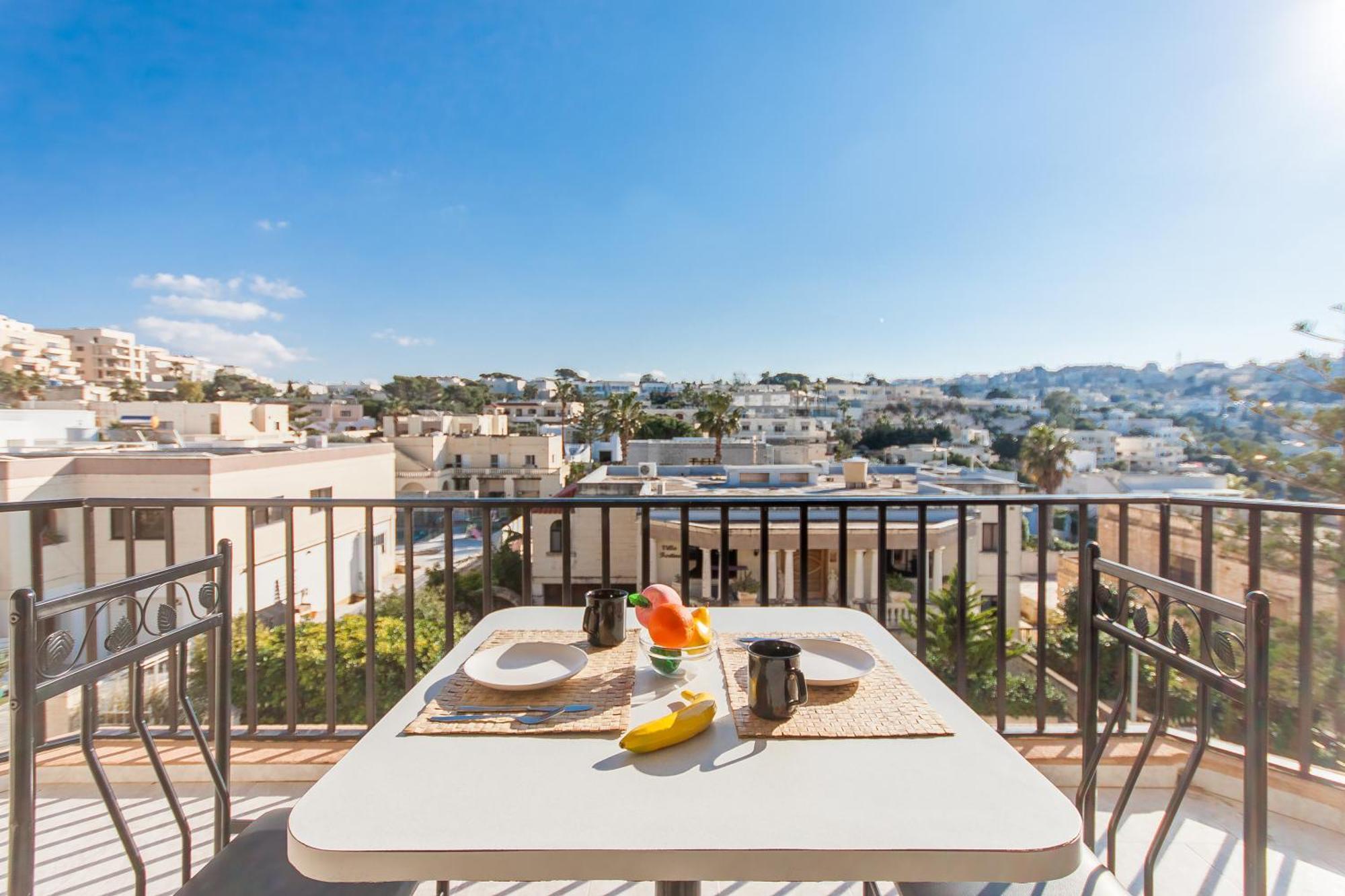 Pool & Sea Merill Apartments Mellieħa Buitenkant foto
