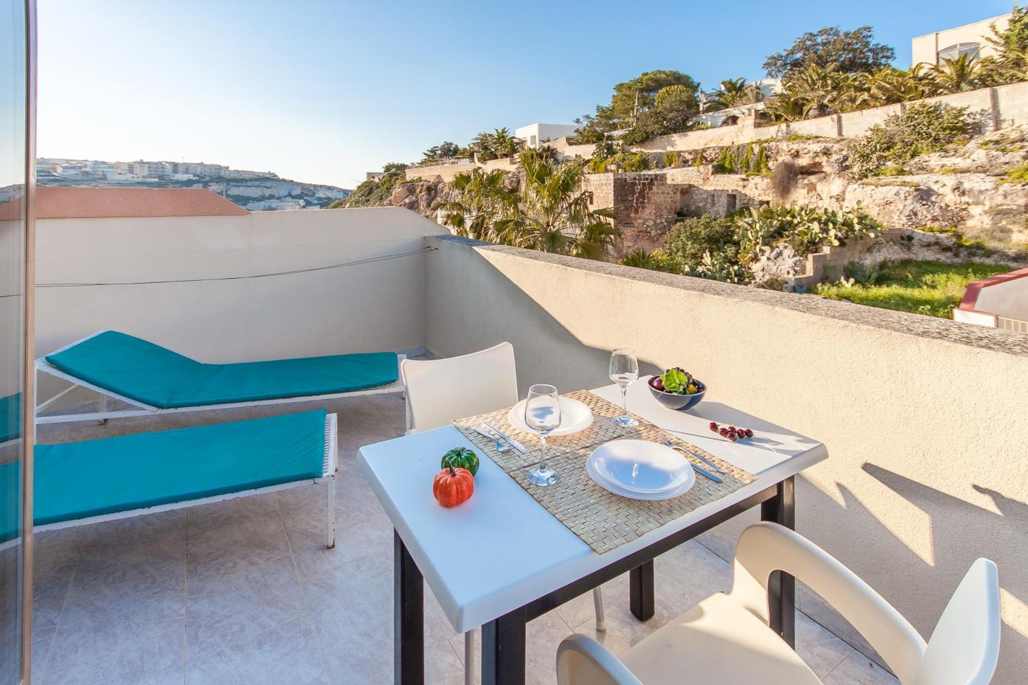 Pool & Sea Merill Apartments Mellieħa Kamer foto