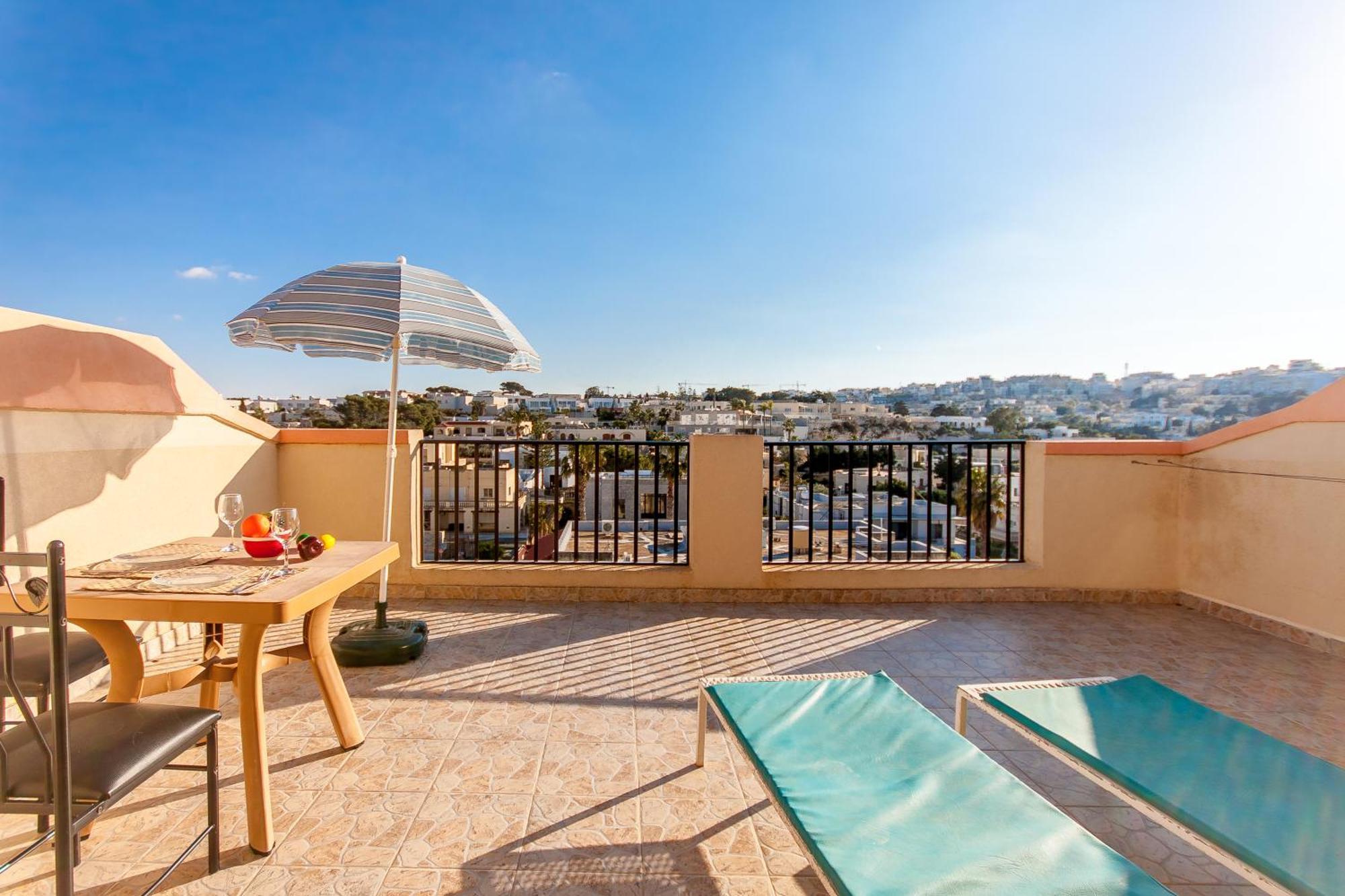 Pool & Sea Merill Apartments Mellieħa Kamer foto