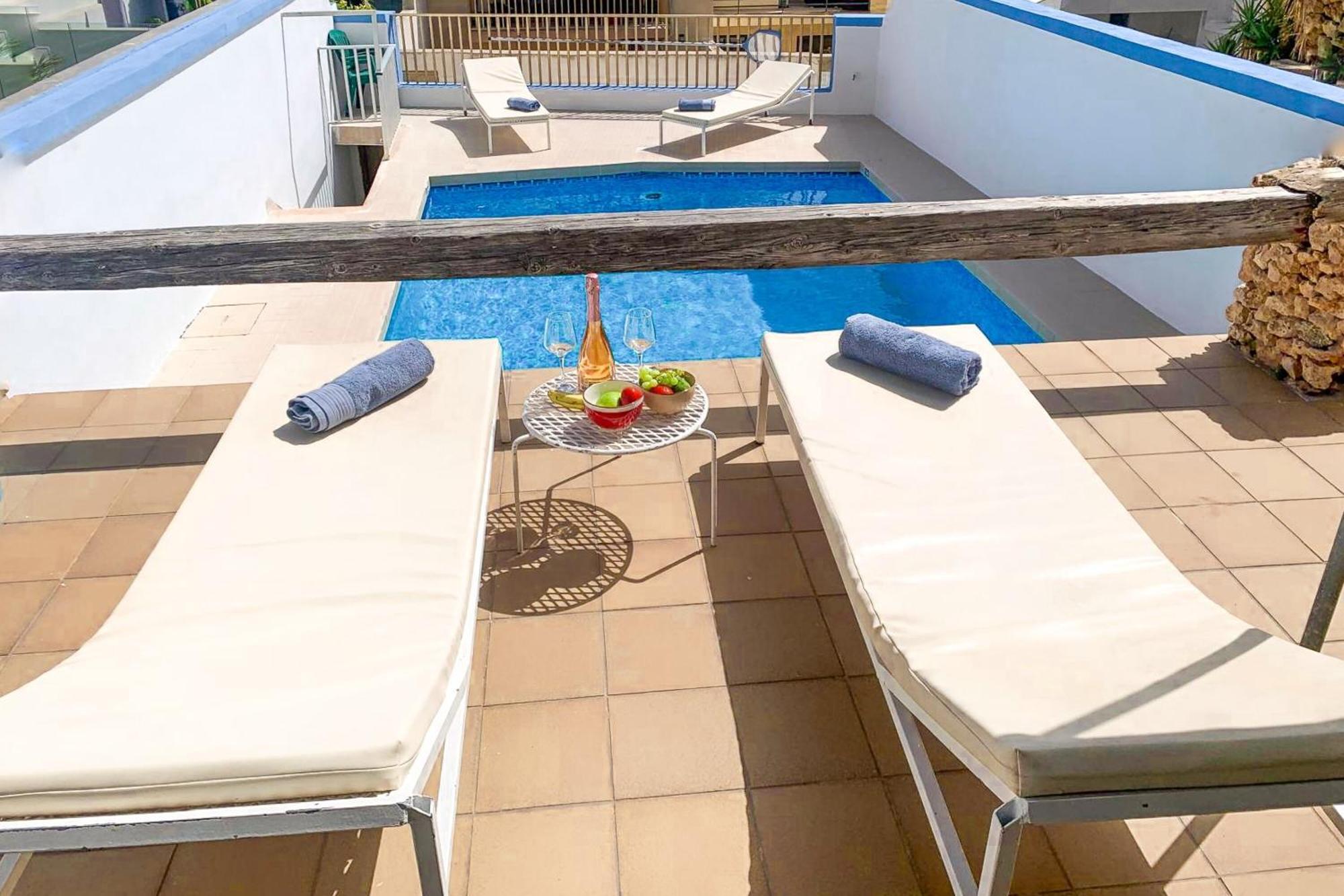 Pool & Sea Merill Apartments Mellieħa Buitenkant foto